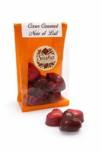 Coeur caramel noir et lait Cœur Caramel
