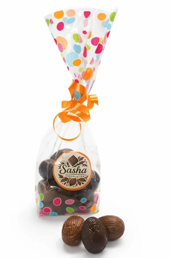 Oeuf praliné Noir et Lait Œufs Praliné