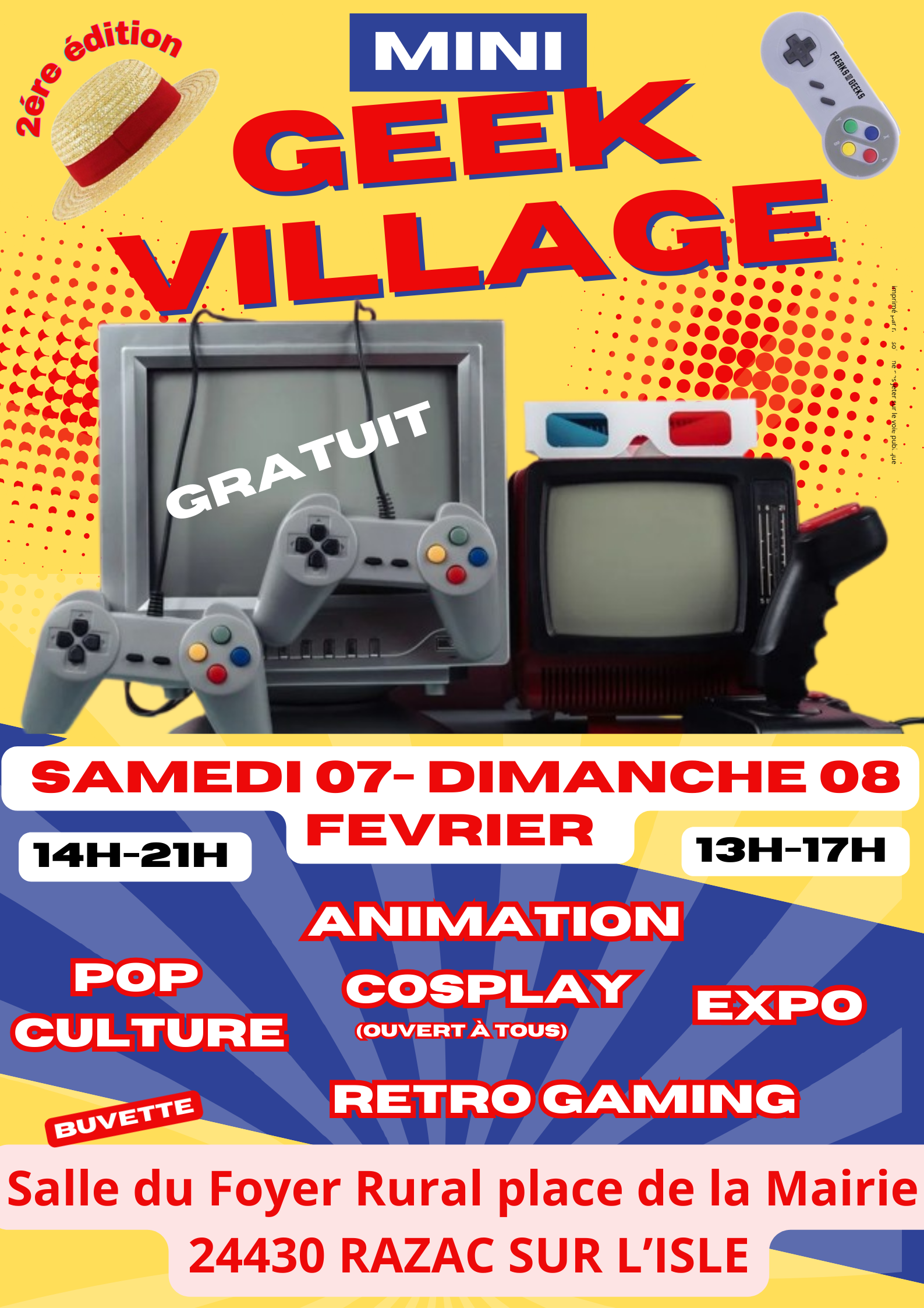 Affiche du Mini Geek Village