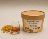 Rhum raisin Crème Glacée Rhum Raisin